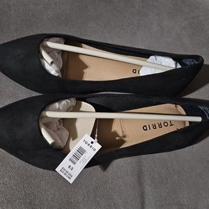 Black Torrid Flats size 8.5W